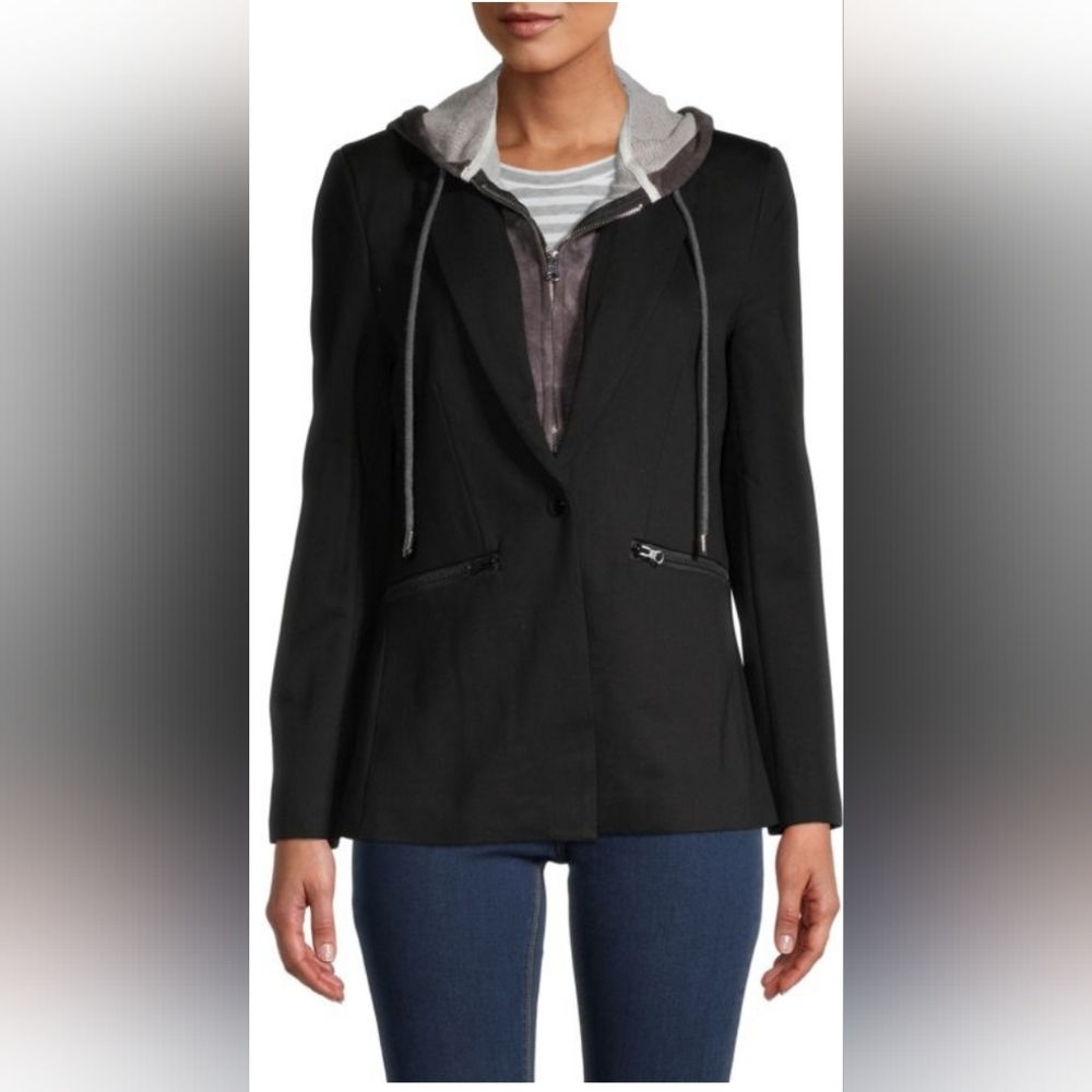 Central Park West Jacket with removable marbled Dickie!